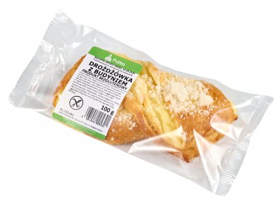 BEZGLUTENOWA Drożdżówka z Budyniem 100 g